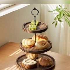 ⭕️新品 木製
トレー・デザート置き等の画像