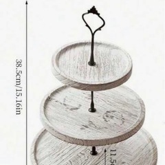 ⭕️新品 木製
トレー・デザート置き等の画像