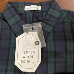 イーハイフン　新品ボタンシャツ　¥5489の品の画像