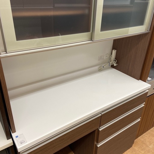 ニトリ　2枚扉レンジボード　ブラウン　38,500円