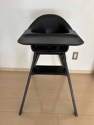 大幅値下げ！ストッケ クリック　ハイチェア　現在は買えないオールブラック　美品