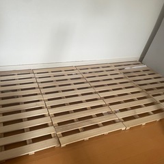 購入者決定済
【一人暮らしにおすすめ！】 すのこベッド