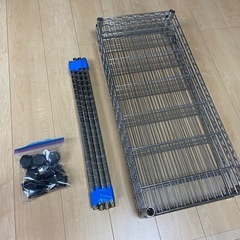 【65%OFF】メタルラック,幅80cm×奥行35cm高126cm, 参考価格8,900円,アイリスオーヤマ メタルミニ MTO-8012Cの画像