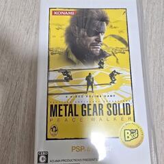 PSP　METAL GEAR SOLID　ピースウォーカー
