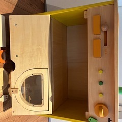 木製　
キッチン　子供　おままごと　　の画像