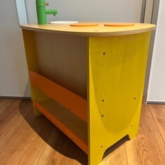木製　
キッチン　子供　おままごと　　の画像