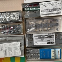 ウォーターライン　プラモデル　模型　7個　1/700
の画像