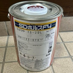 【新品未開封】 SDホルスF4　5分つや　4kg 缶 塗料 溶剤　鉄部