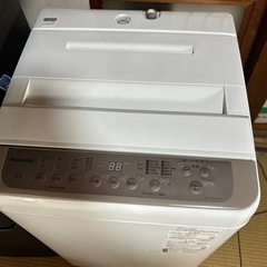 洗濯機　6キロ　パナソニック　2022