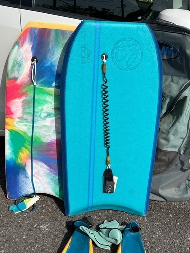 【T-ポイント5倍】 Bodyboards BZ PRO ケース おまけの無名ボード SLICKフイン サーフィン・ボディボード