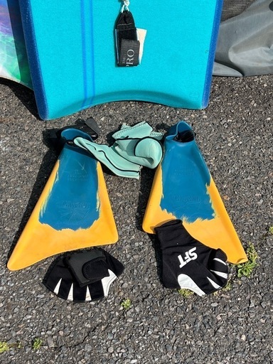 BZ Bodyboards PRO SLICKフイン おまけの無名ボード ケース
