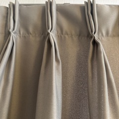 幅100×縦178　2枚　カーテン　グレー　の画像