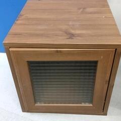 0505-236 扉付き　木製棚