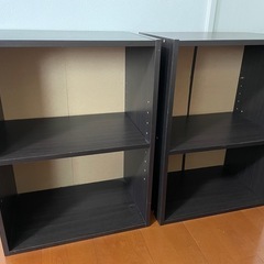 カラーボックス2個セット