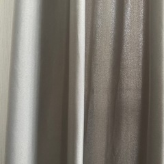 幅100×縦178　2枚　カーテン　グレー　の画像
