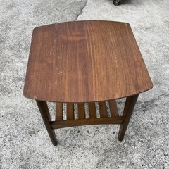 テーブル　センターテーブル　正方形　机　木製　45×44.8×50.5
