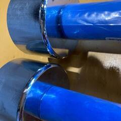 【取引終了】AUSSIE(オージー) ダンベルクロームアレイ4kg2個セット鉄アレイ・La-VIEプッシュアップバー3B-3037・La-VIE(ラ・ヴィ) アームバー30kg50㎏セット　まとめて取引の画像