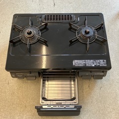 ☆値下げ☆K2505-133 Rinnai ガステーブル KG67BKL LPガス用 2021年製 動作確認済み キズ汚れ有りの画像