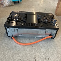 ☆値下げ☆K2505-133 Rinnai ガステーブル KG67BKL LPガス用 2021年製 動作確認済み キズ汚れ有りの画像