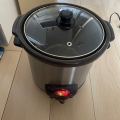 アルファックス・コイズミ AL Colle【直火対応で下ごしらえも時間短縮！】スロークッカー・煮込み名人 ASC-T25/ST ステンレスの画像