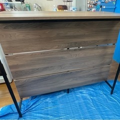 キッチンカウンター　幅・長さ120cm×奥行60cm×高さ100cm　の画像