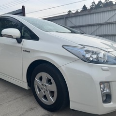 トヨタ プリウス パールホワイト SLED エディション 車検8...