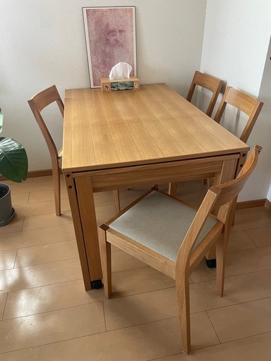 ダイニングテーブル5点セット