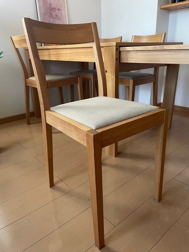 ダイニングテーブル5点セット