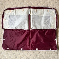 ☆無料でどうぞ！和装持ち運びバッグ 着物ケース えんじ色 収納鞄 大津駅近辺でお渡し可能な方☆の画像