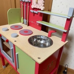 おままごと　キッチン　オシャレ　木製の画像