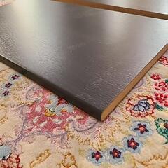 DIY  化粧板　黒塗装　棚、カウンター用3枚の画像