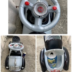 乗用玩具 足けり乗用 レトロカー クラシックカー の画像
