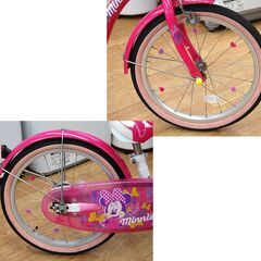 商談中】 自転車 18インチ アイデス ミニーマウス ポッピンリボン