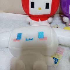 2割引き　サンリオキャラクター　きゅぴふわぬいぐるみ4体セットの画像