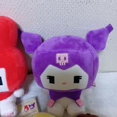 2割引き　サンリオキャラクター　きゅぴふわぬいぐるみ4体セットの画像