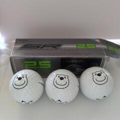 【日立白クマくん】★Callaway　SR-25ゴルフボール3個セット★の画像