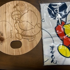 すがもんうちわ&手拭い