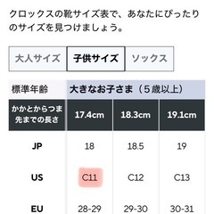 Crocs クロックス サンダル C11 18cm お花 ピンクの画像