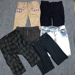 メンズ 
Mサイズ 短パン6点まとめ