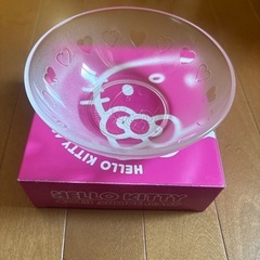 未使用　ハローキティ　ガラスボウル