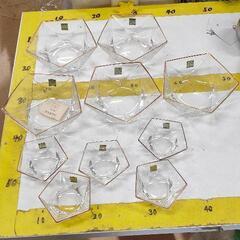0505-512 ガラス皿10個セット