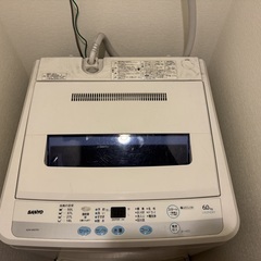 SNAYO洗濯機 ASW-60D(W)の画像