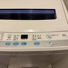 SNAYO洗濯機 ASW-60D(W)の画像