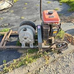  エンジンウインチ 瓦揚げ機/荷揚げ機