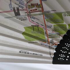 【東京都営交通】★路線図入り扇子★の画像