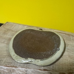 【沖縄やちむん・仁陶器工房】 リンゴ型 皿の画像