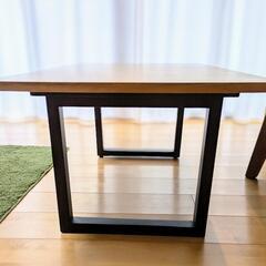 【決まりました】関家具　ローテーブル　アイアン脚の画像