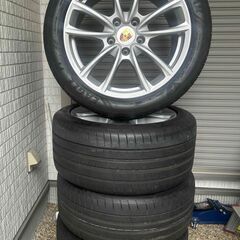 ポルシェ パナメーラ　19インチ 　ホイールセット バリ山　ガリ傷なし