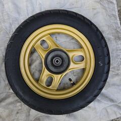 値下げホンダディオAF68、62　タイヤ新品ホィールセットの画像