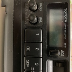 トヨタ純正　カセットデッキの画像